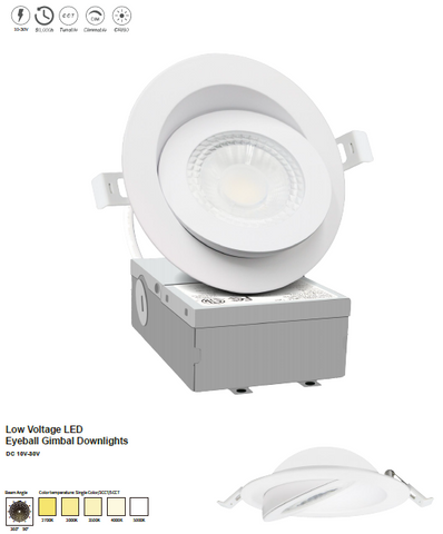 6W LED Downlight – Adjustable Color Temperature & High Efficiency