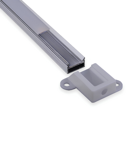 Aluminum LED Corner Profile C017B | Square Cover | Multi-Length