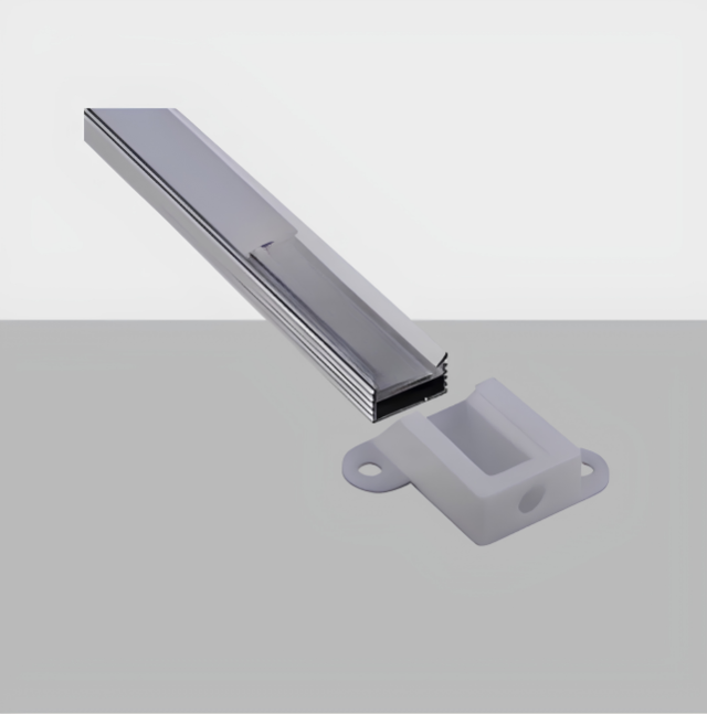 Aluminum LED Corner Profile C017B | Square Cover | Multi-Length