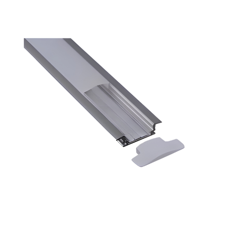 Aluminum LED Profile C018 | Flanged | Multi-Length