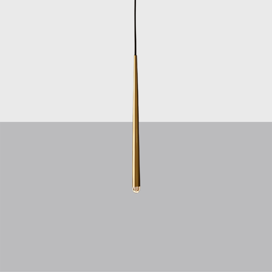 Aquitaine Pendant – Modern Luxury Brass LED Light