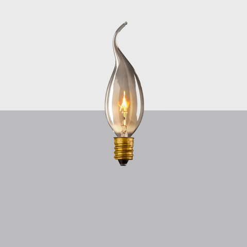 Teardrop Candelabra Bulb 25W | E12 Clear, 2700K 200lm