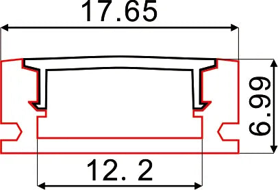 Aluminum LED Profile C055 |  1M/2M/3M | CIRC Lighting