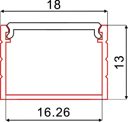 Aluminum LED Profile C068 |1M/2M/3M | CIRC Lighting