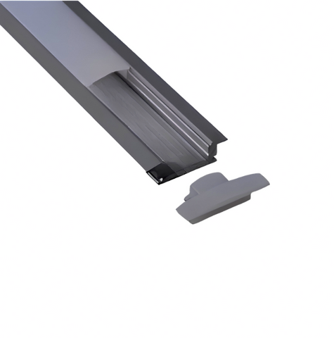 C001 Super Slim Recessed Aluminum LED Profile | 7mm Flange