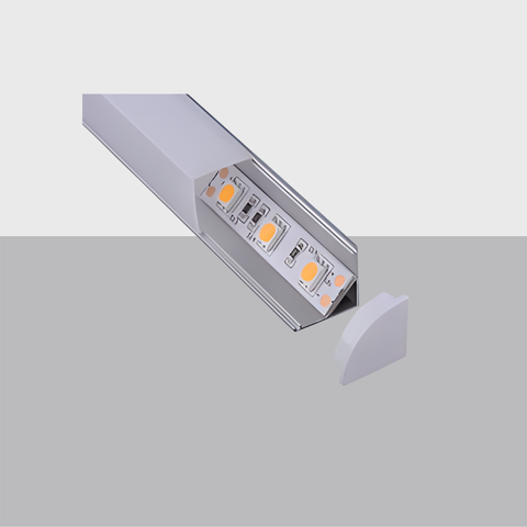 C003B Aluminum Corner LED Channel Profile | Square Cover