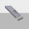 C004 Big Size Aluminum Corner LED Profile | Surface Mount