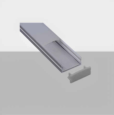 C004 Big Size Aluminum Corner LED Profile | Surface Mount