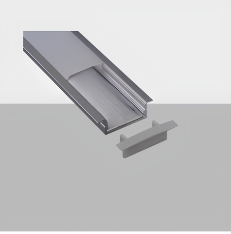 C005 Big Size Aluminum LED Profile | Recessed Mount