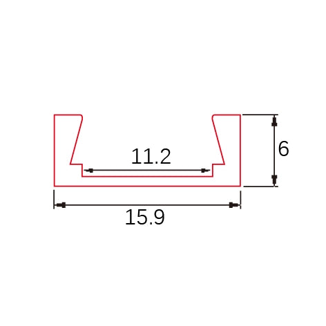 C007 Aluminum LED Channel Profile | Slim Surface Mount