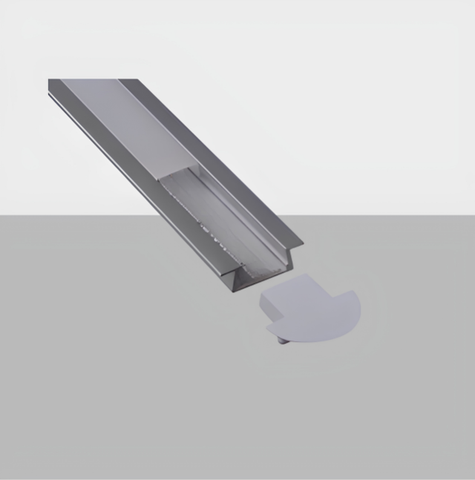 C008 Aluminum LED Channel Profile | Recessed Mount