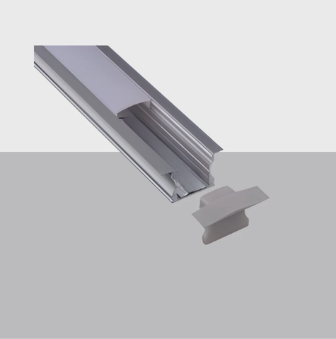 C010 Aluminum LED Channel Profile | Recessed Mount
