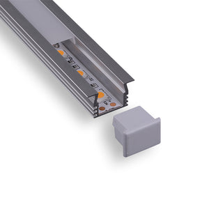 CIRC C011 Recessed Aluminum LED Channel Profile with Flange