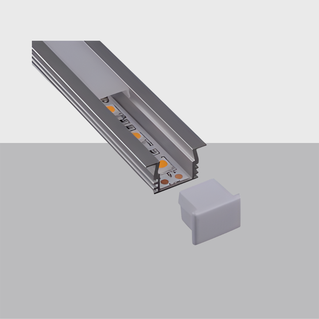 CIRC C011 Recessed Aluminum LED Channel Profile with Flange