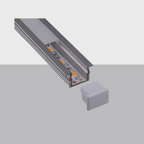 CIRC C011 Recessed Aluminum LED Channel Profile with Flange
