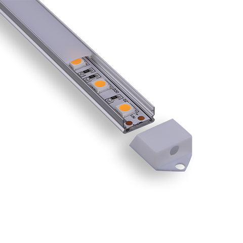 C015 Surface Mount Aluminum LED Channel Profile with PC Cover