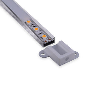 Aluminum LED Corner Profile C017B | Square Cover | Multi-Length
