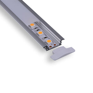 Aluminum LED Profile C018 | Flanged | Multi-Length