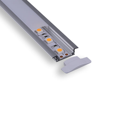 Aluminum LED Profile C018 | Flanged | Multi-Length