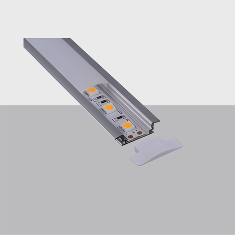Aluminum LED Profile C018 | Flanged | Multi-Length