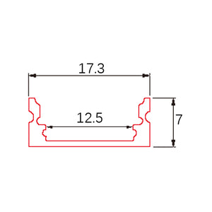Aluminum LED Profile C020 | Standard | Multi-Length