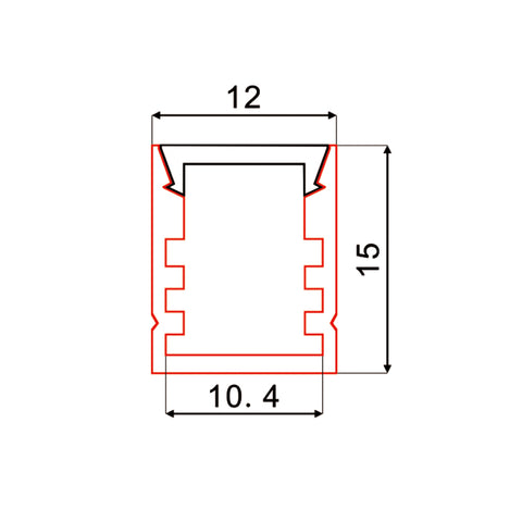 Aluminum LED Profile C047 | Compact 1M/2M/3M | CIRC Lighting