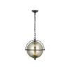 Bayridge Large Pendant | Mercury Glass & Aged Iron Light Fixture