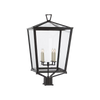 Darlana Post Light | Outdoor Cage Lantern Post Mount Fixture