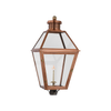 Stratford Gas Post Light | Classic Copper Outdoor Gas Lantern