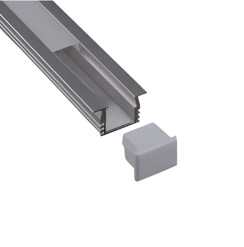 CIRC C011 Recessed Aluminum LED Channel Profile with Flange