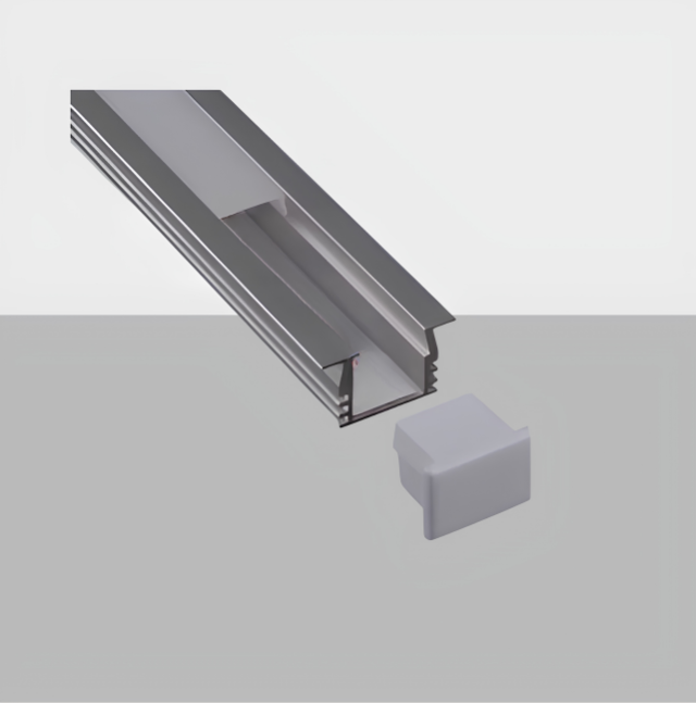 CIRC C011 Recessed Aluminum LED Channel Profile with Flange