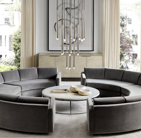 Aquitaine Pendant – Modern Luxury Brass LED Light