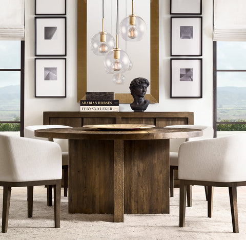 Utilitaire Globe Shade Pendant – Aluminum & Glass