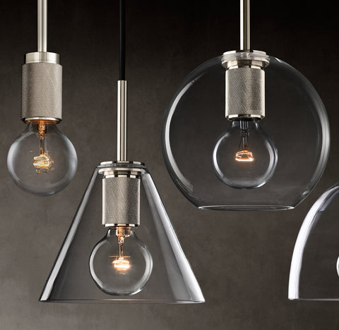 Utilitaire Metal Slope Shade Pendant Light