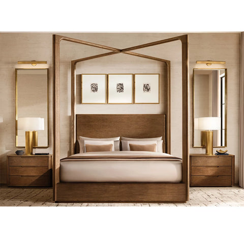 Sarezzo Metal Cylindrical Table Lamp | Precision Solid Brass Lighting