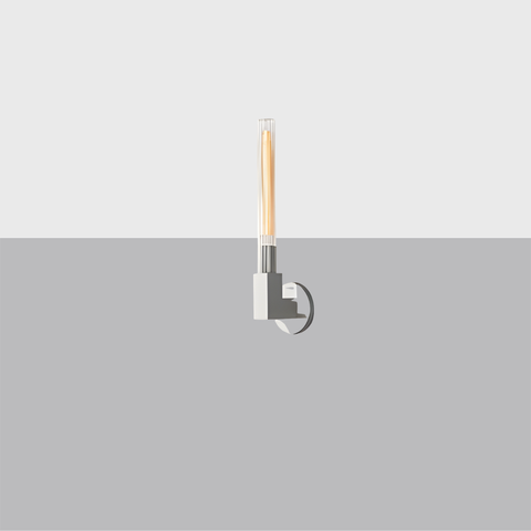 Cannele Outdoor Sconce | Luxury Brass & Glass Wall Light for