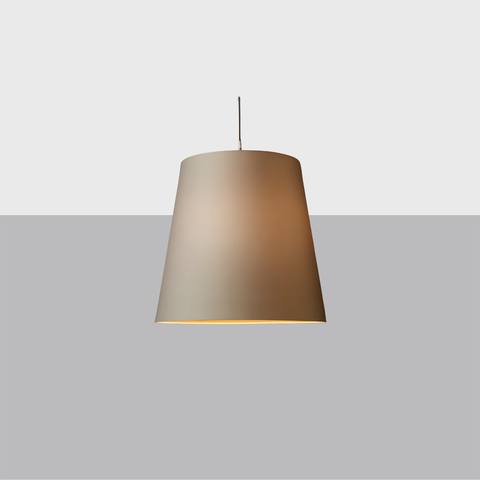 Cicero Barrel Pendant by CIRC – Linen Modern Chandelier
