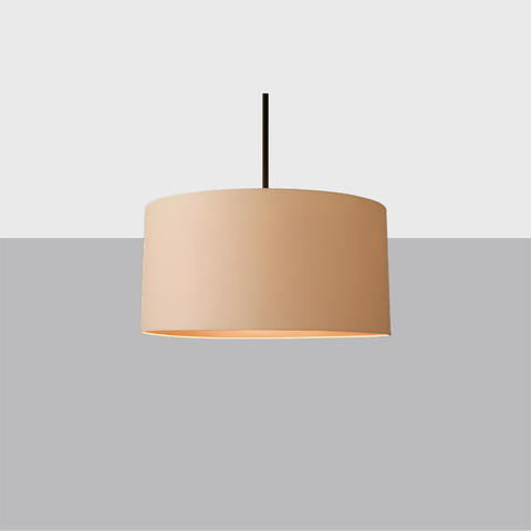 Cicero Drum Pendant – Luxury Linen-Wrapped LED Pendant Light