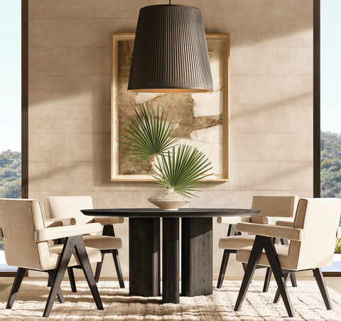 Reed Pleated Barrel Pendant – Luxury Silk Ceiling Light