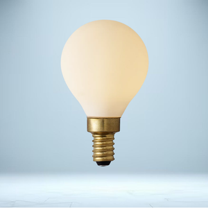 G14 4" Globe E12 Matte Porcelain LED