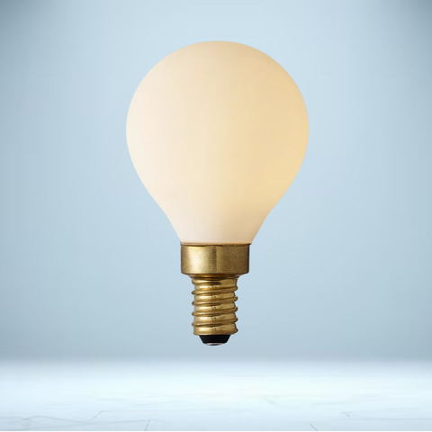 G14 4" Globe E12 Matte Porcelain LED