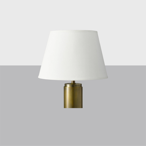 English-Barrel Linen Shade