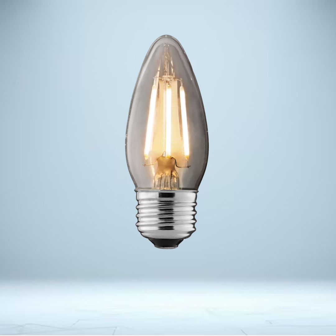 Bullet Tip Filament LED Bulb 4.5W | E26 Clear 2700K Dimmable