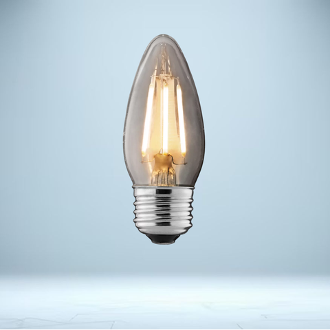 Bullet Tip Filament LED Bulb 4.5W | E26 Clear 2700K Dimmable