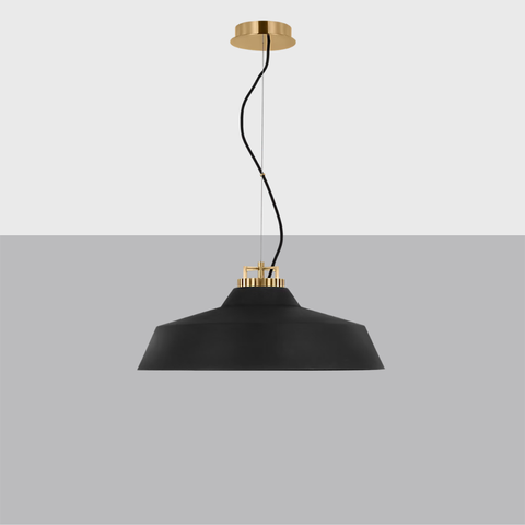 Forge X-Large Short Pendant Light | Industrial Modern LED Fixture