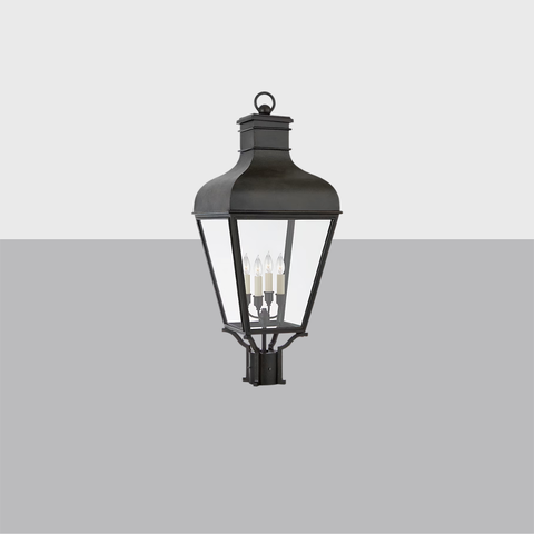 Fremont Post Light | Traditional Transitional Outdoor Lantern Post Lighting