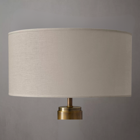 French Drum Linen Shade – Premium 100% Linen Lamp Shade