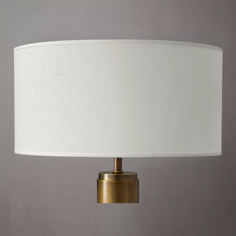French Drum Linen Shade – Premium 100% Linen Lamp Shade