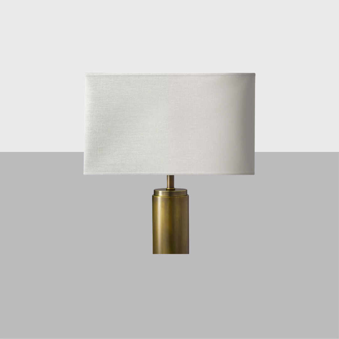 French Rectangular Linen Shade – Premium 100% Linen Lamp Shade