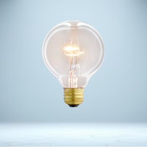G25 Globe Bulb 25W & 40W | E26 Clear Glass, 2700K